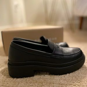 Portland Leather Zoe Chunky Loafer — Size 8